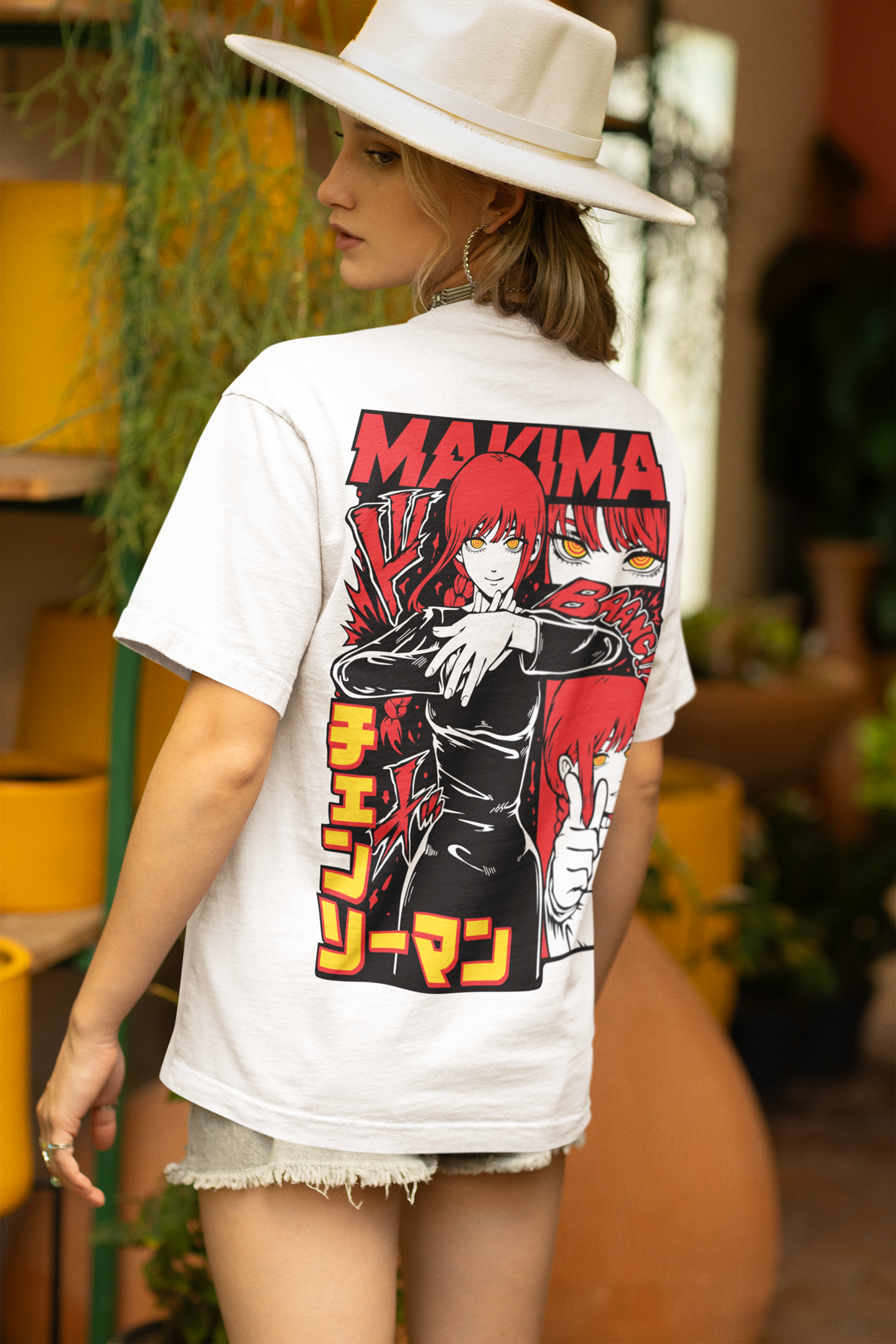 Chainsawman Makima Unisex Oversized T-shirt