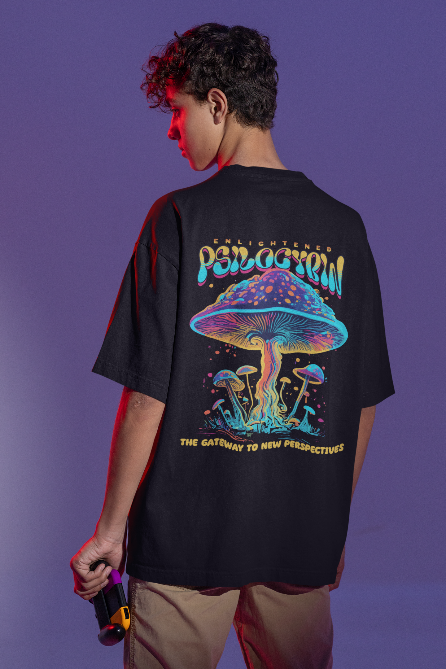 Psilocybin The Gatway To New Perspectives Oversized T-shirt