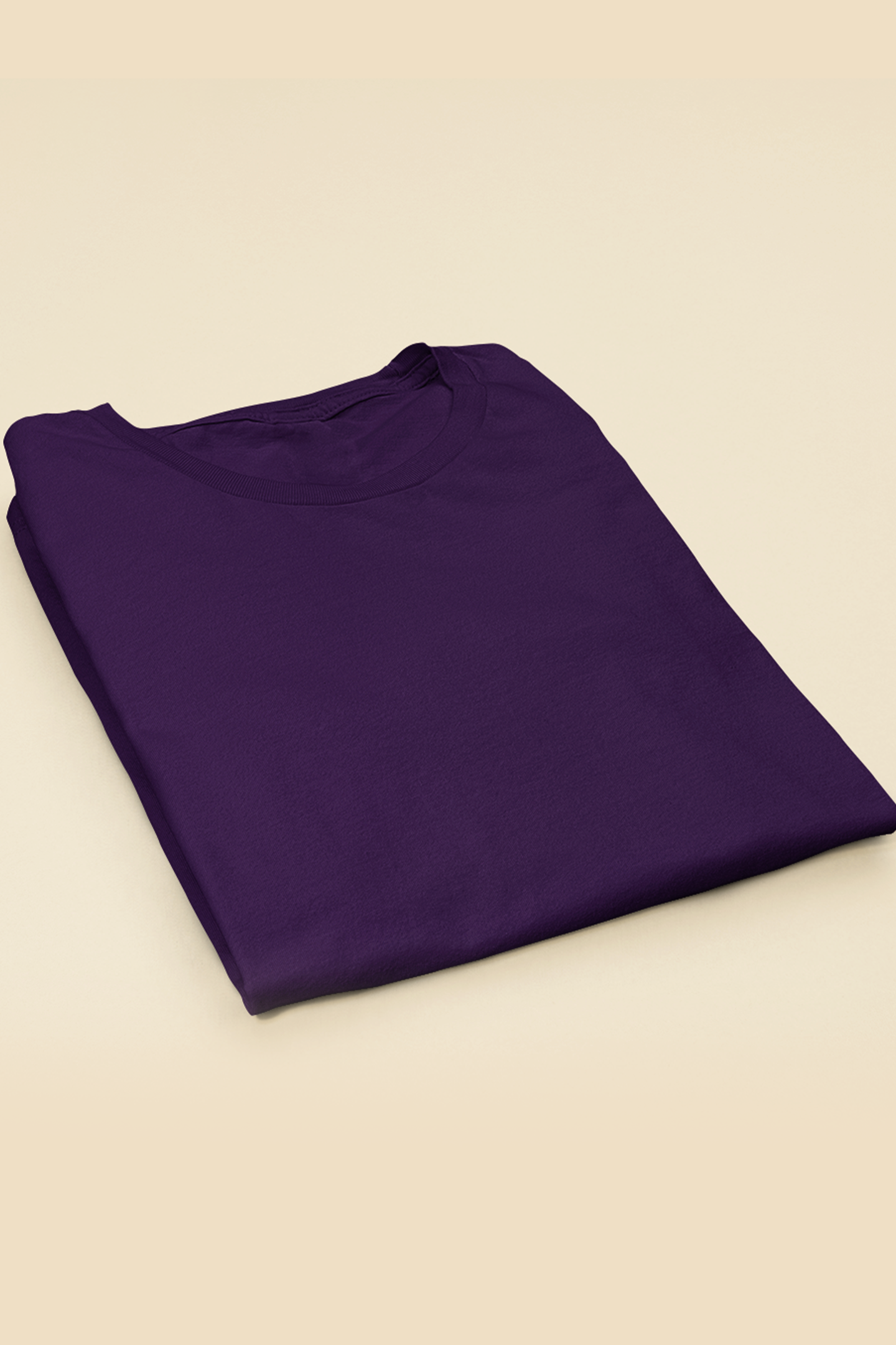 Oversized T-shirt - Violet Plain T-Shirt